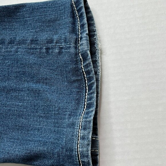 Miss Me Jeans Boot Cut JP6048B sz 27 Low Rise Whiskered Western - Picture 13 of 16